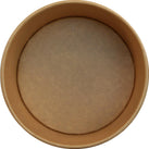 Eco-Craze - Kraft PE-Lined Paper Container - Round - 1000ml - SB-1000K Eco-Craze - Kraft PE-Lined Paper Container - Round - 1000ml - SB-1000K