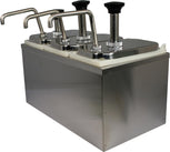 Condiment Dispenser - 3 Compartment (3 x 2QT) Condiment Dispenser - 3 Compartment (3 x 2QT)