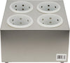 Pro-Kitchen - Cutlery Organizer - 4 Slot w/ Plastic Holders