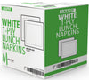 Mayfair - 1 Ply Lunch Napkins 1/4 Fold - White - LNAP01