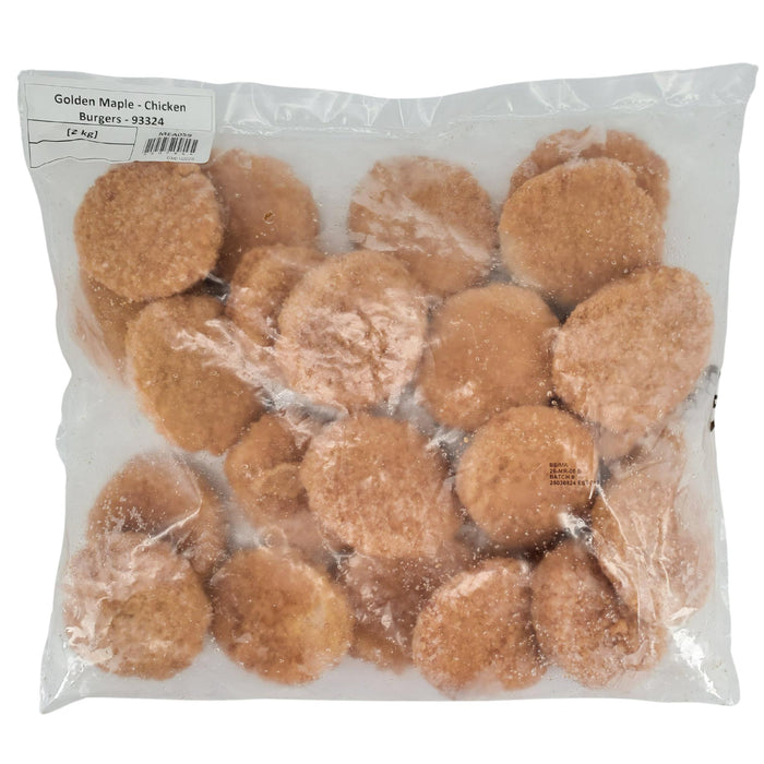 Frozen - Golden Maple - Breaded Chicken Burgers - 93324