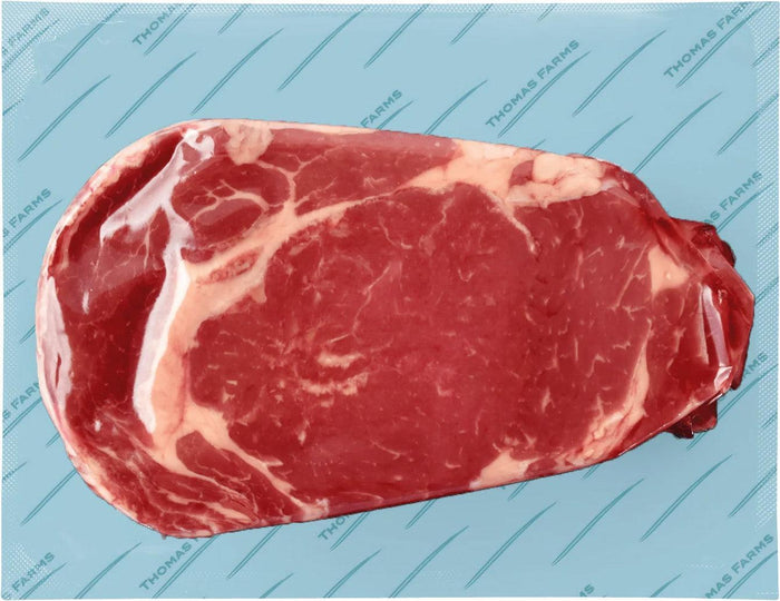 Frozen - Thomas Foods - Grass Fed Beef Ribeye 8oz - Halal