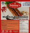 Frozen - Soloways - All Beef Sausages Mild - Halal