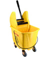Spartano - 27L Mop Bucket with Down Press Wringer - Yellow - 4939