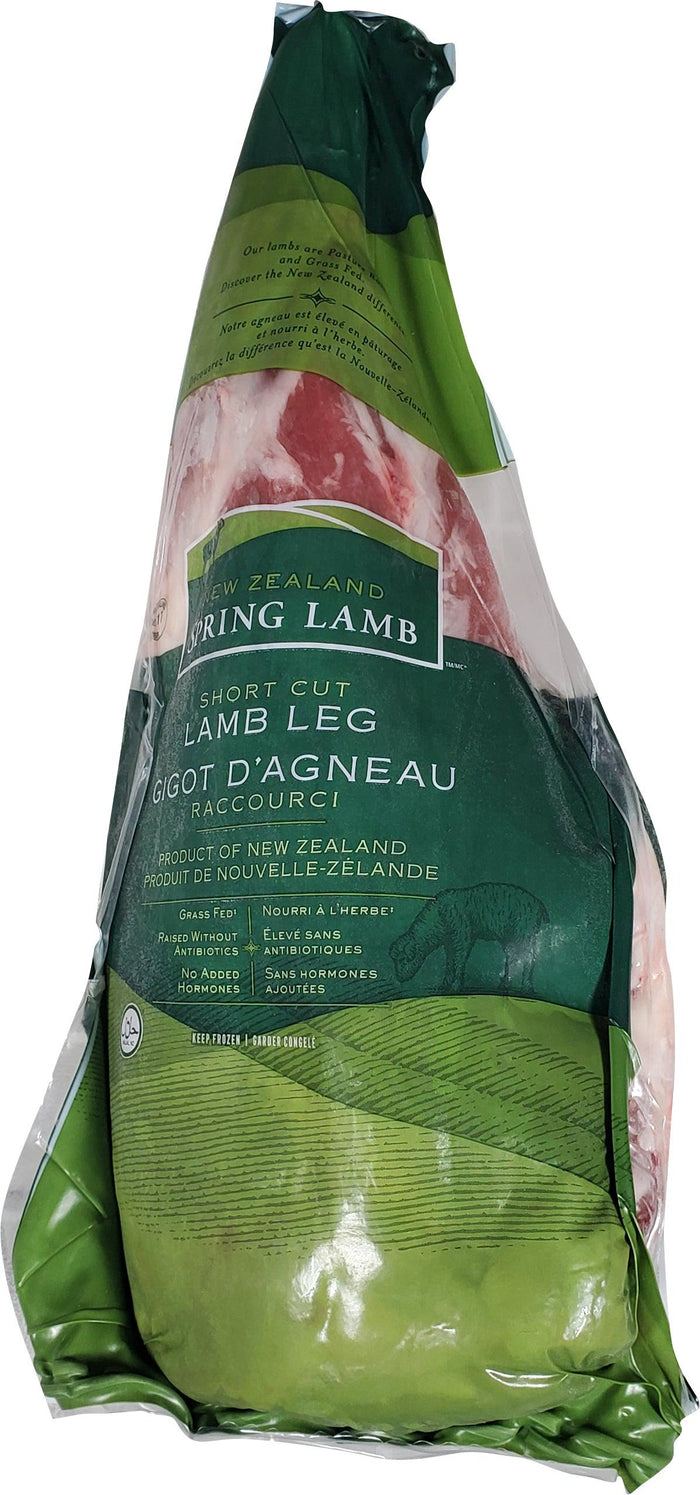 Frozen - NZ Spring Lamb - Bone-In Leg - Halal