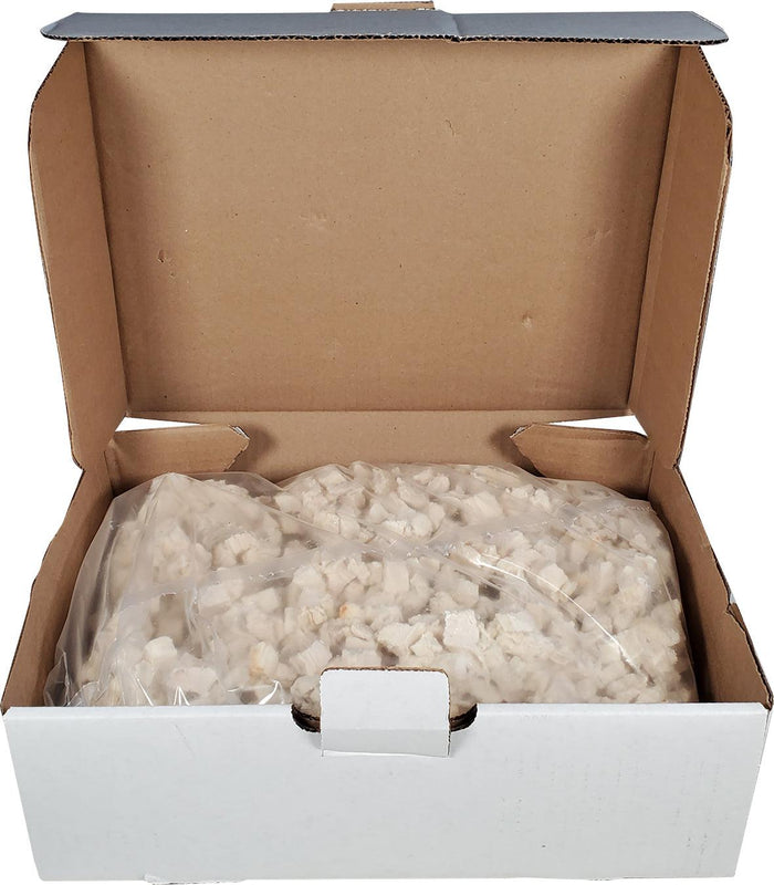 Frozen - Glacial Treasures - Cooked - Diced Chicken 60-40 - Halal