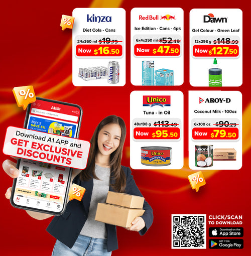 Download the A1 Cash and Carry App for Exclusive Weekly Deals