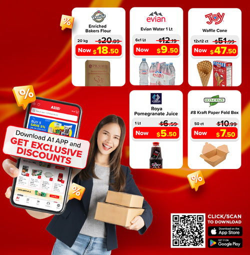 Download the A1 Cash and Carry App for Exclusive Weekly Deals