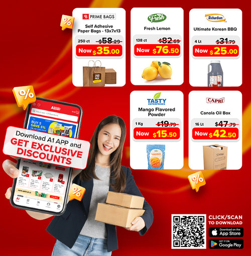 Download the A1 Cash and Carry App for Exclusive Weekly Deals