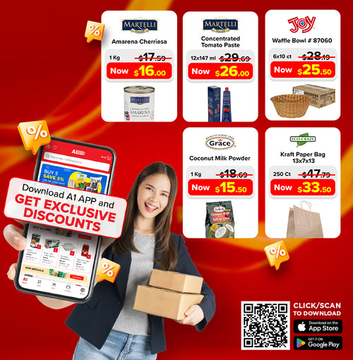 Download the A1 Cash and Carry App for Exclusive Weekly Deals