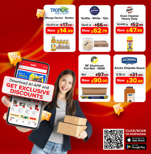 Download the A1 Cash and Carry App for Exclusive Weekly Deals