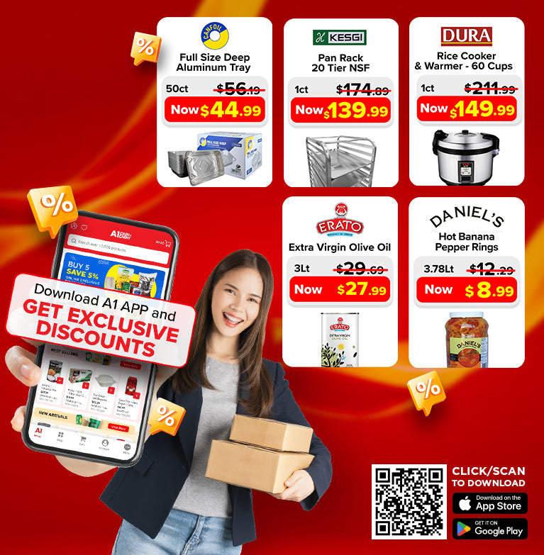 Download the A1 Cash and Carry App for Exclusive Weekly Deals