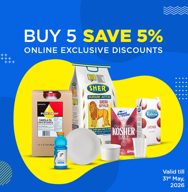A1 Cash and Carry Monthly Online Exclusive: Buy 5 Save 5% Deals