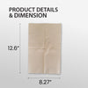 Mayfair - 1 ply Interfold Napkins 1/4 Fold - Kraft - INAP01K