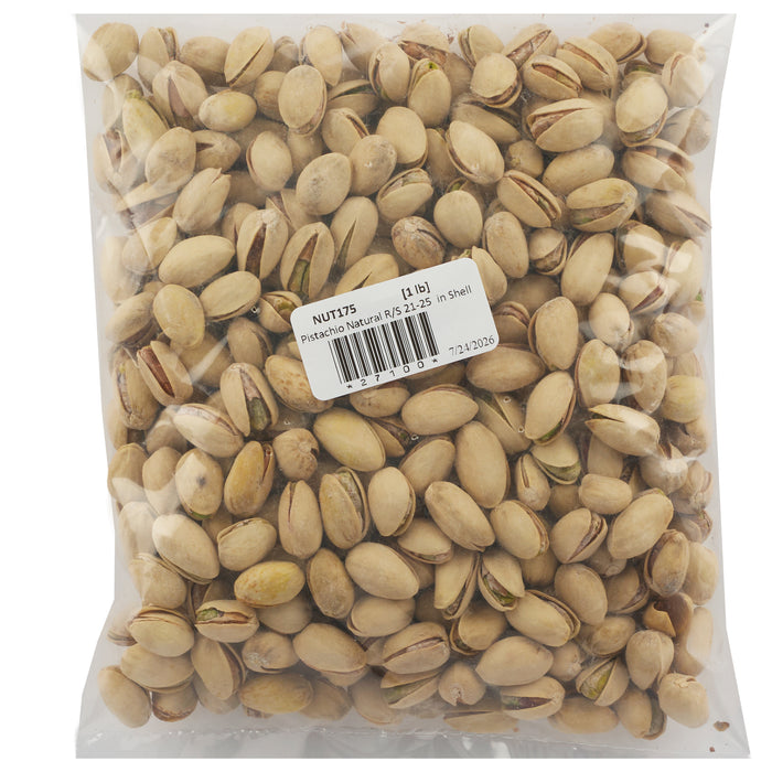 Pistachio Natural R/S 21-25 in Shell