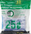 Plastic Coin Wrapper for $0.25 Coins