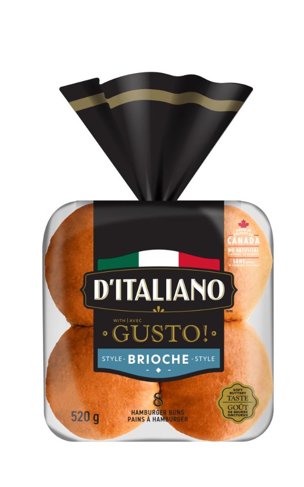 Ditaliano - Brioche - Hamb Bun 8S/16114/16376 - Fresh