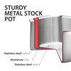Pro-Kitchen - 45x17cm (25L) Brazing Pot & Lid - SS