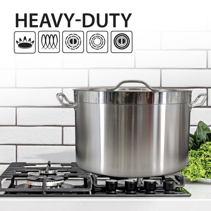 Pro-Kitchen - 45x28cm (42L) Sauce Pot & Lid - SS