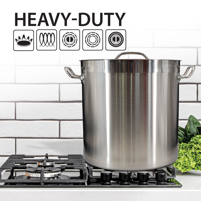 Pro-Kitchen - 35x35cm (31.5L) Stock Pot & Lid SS