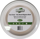 Eco-Craze - 12oz Round Bagasse Bowl - Retail Pack Eco-Craze - 12oz Round Bagasse Bowl - Retail Pack