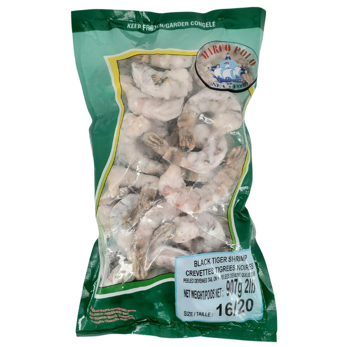 Marco Polo - 16-20 P & D Tail On Black Tiger Shrimp