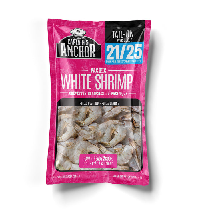 Captain's Anchor - 21-25 P & D Shrimp - Tail-On