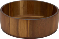 L.Gourmet - Acacia Wood Bowl, 24.5cm dia.x8cm