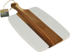 L.Gourmet Acacia Wood+Marble Board - 13.75