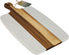 L.Gourmet Acacia Wood+Marble Board - 15.75