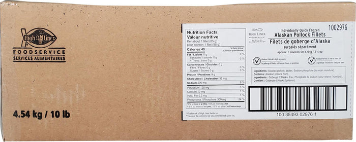 Alaskan - Pollock Fillet 2-4oz