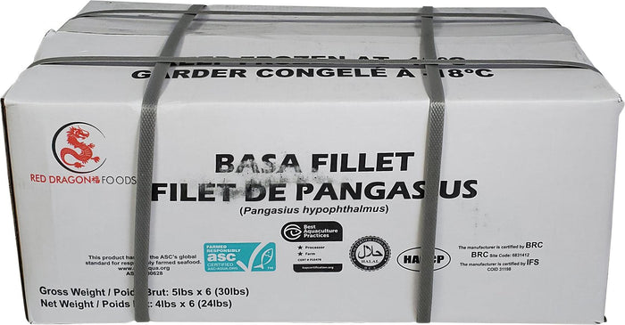 Red Dragon - Basa Fillets - 28oz UP - 30LBS