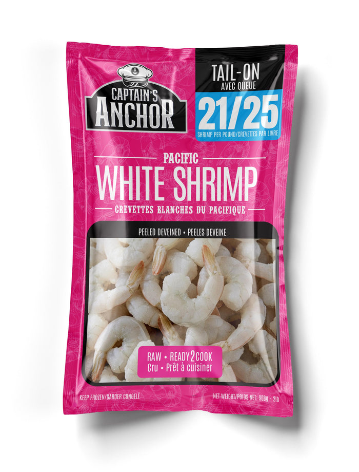 Captain's Anchor - 21-25 P & D Shrimp - Tail-On
