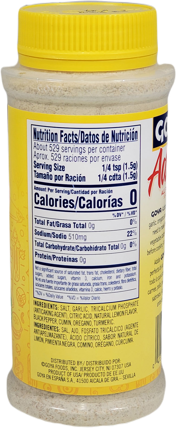 Goya - Adobo Seasoning with Lemon & pepper