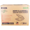 Eco-Craze MFPP Clamshell Container 9x9x2.6