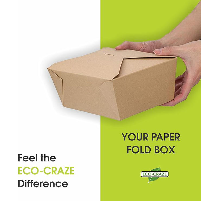 Eco-Craze - #9 Kraft Paper Fold Box - PFB09-K
