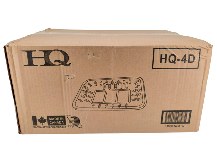 HQ4D - Clear Plastic Meat Tray - #4D