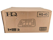 HQ4D - Clear Plastic Meat Tray - #4D HQ4D - Clear Plastic Meat Tray - #4D