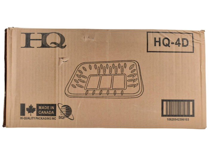 HQ4D - Clear Plastic Meat Tray - #4D