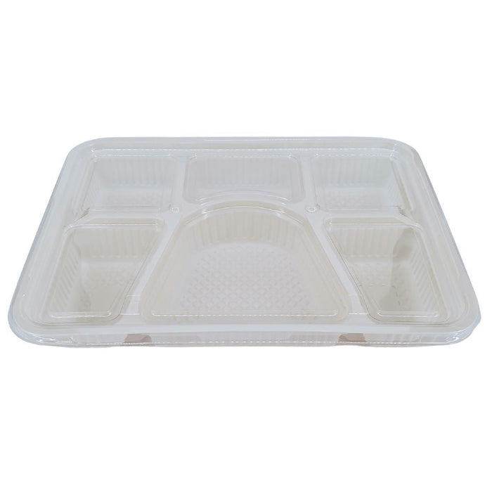 CLR - Eco-Craze - 6 Comp Thali - White - MFPP