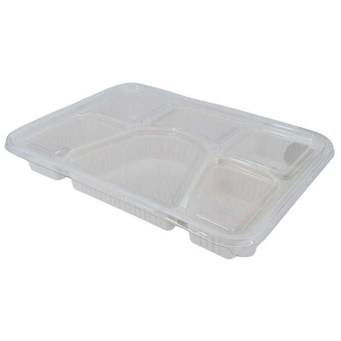 CLR - Eco-Craze - 6 Comp Thali - White - MFPP