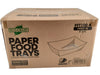 Eco-Craze PFT100-K #100 1 lb Kraft Paper Food Tray