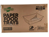 Eco-Craze PFT100-K #100 1 lb Kraft Paper Food Tray