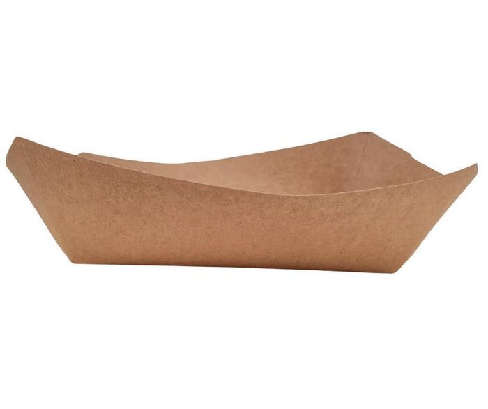 Eco-Craze - PFT300-K #300 3 lb Kraft Paper Food Tray