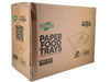 Eco-Craze PFT500-K #500 5 lb Kraft Paper Food Tray