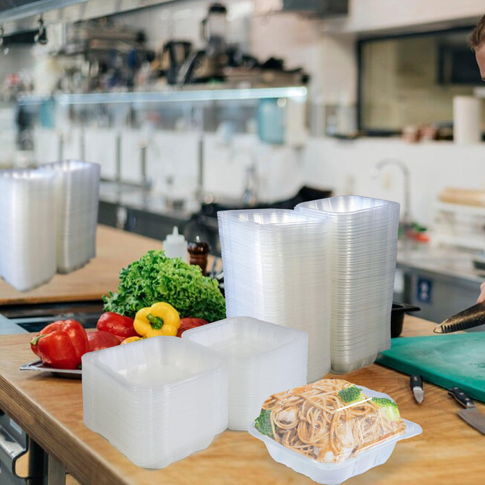 Eco-Craze MFPP Clamshell Container 9x9x2.6