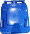 XC - 120L Blue Plastic Recycle Container w/Lid