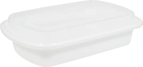 Rhino - Heavy 24oz Rectangular Combo Container - White Rhino - Heavy 24oz Rectangular Combo Container - White