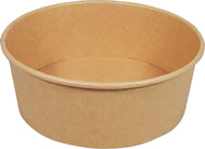 Eco-Craze - Kraft PE-Lined Paper Container - Round - 1500ml - SB-1500K Eco-Craze - Kraft PE-Lined Paper Container - Round - 1500ml - SB-1500K