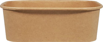 Eco-Craze - Kraft PE-Lined Paper Container - Rectangular - 750ml - SR-750K Eco-Craze - Kraft PE-Lined Paper Container - Rectangular - 750ml - SR-750K